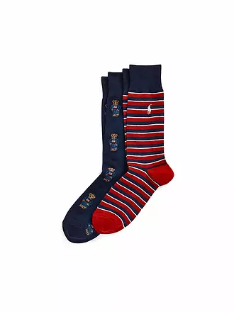 POLO RALPH LAUREN | Socken 2er Pkg. navy bear / stripe | 